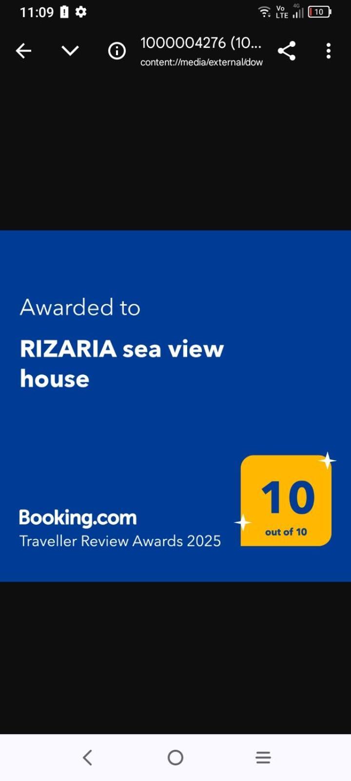Willa Rizaria Sea View House Spartylas Zewnętrze zdjęcie